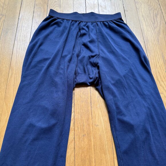 Patagonia Size M Blue Capilene Pull On Midweight Bottoms Baselayer Pants - Picture 2 of 13